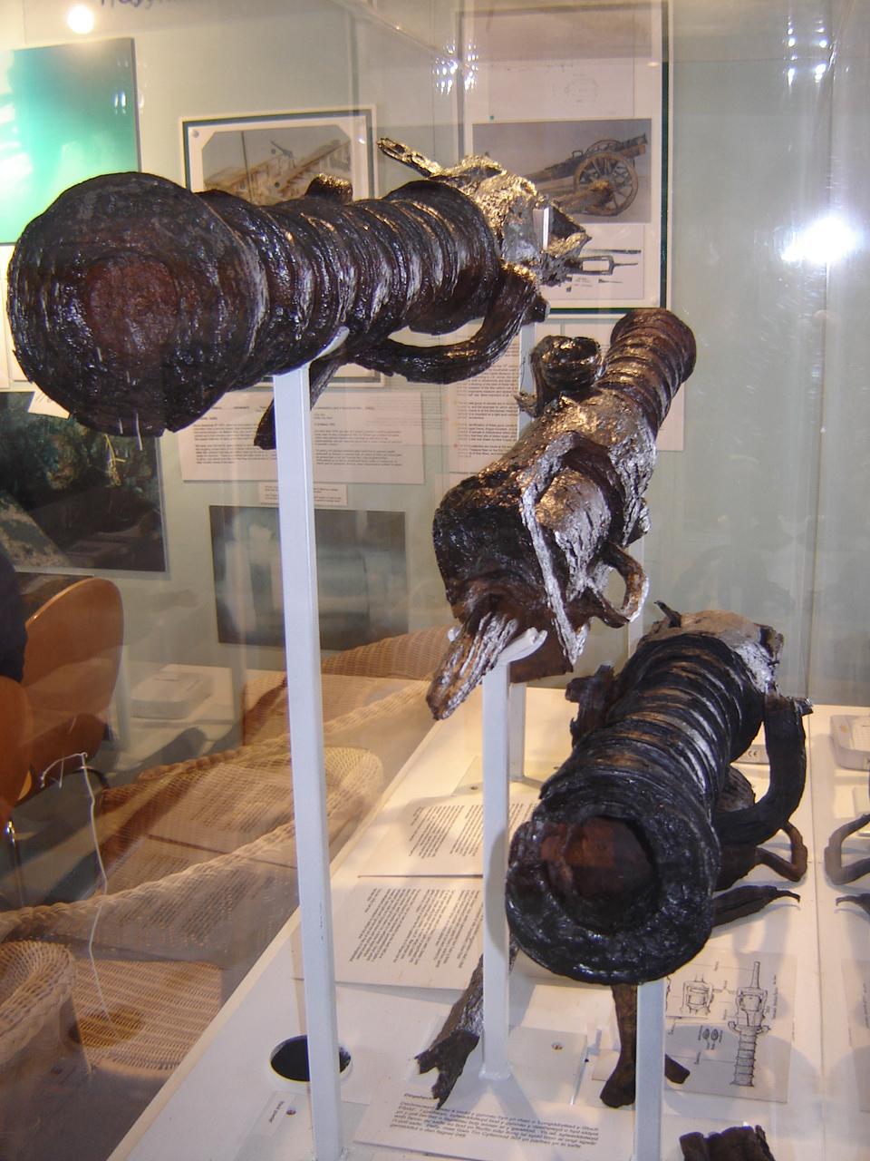 Armaments recovered from the